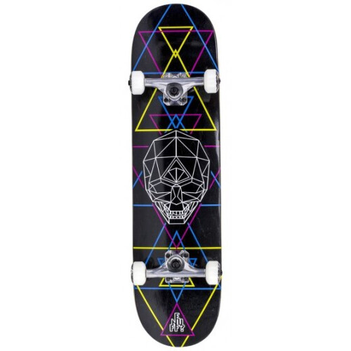 skateboard Geoskull80 x 19,5 cm green