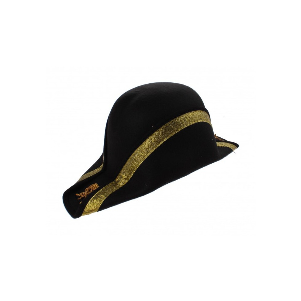 hat Admiral Bicorne black