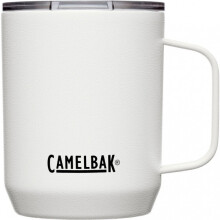 Tazza da campeggio isolata CamelBak Horizon in acciaio inossidabile Bicchieri bianchi 12 once