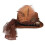 Boland Specspunk Brown Hat - 30 cm Polyester, Unisex Carnival Fancy Dress Accessory 4