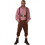 trousers Edelweiss men's polyester brown size M 1