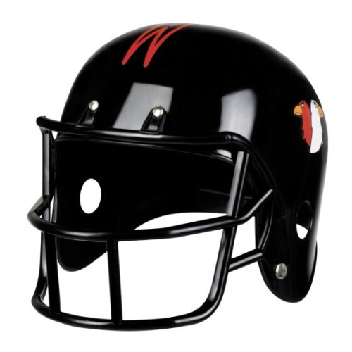 american Football helmet black