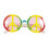 Adult Rainbow Hippie Glasses 1