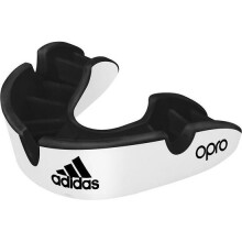 mouth guard Opro Gen4 Silver unisex rubber white