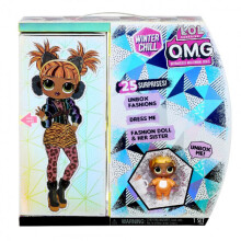 teenager doll Winter Missy Meow 22 cm brown 25-piece