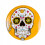 buttons D??a de los Muertos 3 cm steel 4 pieces 4
