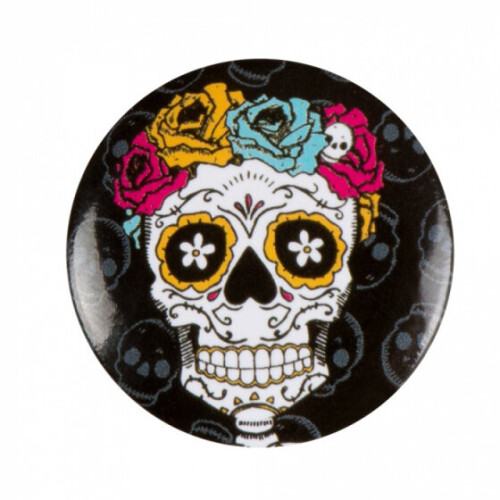 buttons D??a de los Muertos 3 cm steel 4 pieces 1