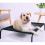 (M: 106x62x15cm) Metal Frame Dog Cot Elevated Pet Bed 10