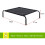 (S: 75x47x15cm) Metal Frame Dog Cot Elevated Pet Bed 2