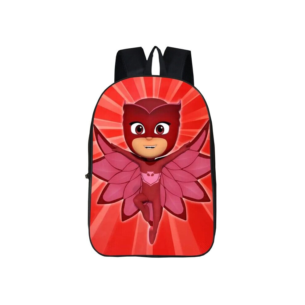 (8) Pj Mask Backpack Cartoon Kids Schoolbag Rucksack Multicoloured