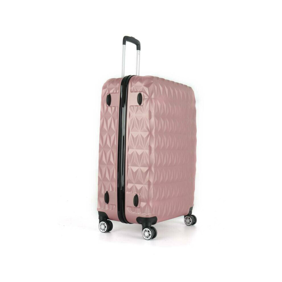 Pink and gold suitcase online