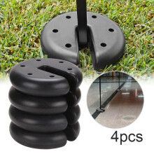 4pcs Outdoor Canopy Tent Leg Heavy Duty Anchor Stand Weights Gazebo Discs Base