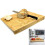 Counter Edge Bamboo Kitchen Cutting Chopping Board Secure Wooden 1