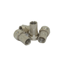 (4 F Plugs) F Plugs Screw Twist Connector For Satellite SKY TV Aerial RG6 Coaxial Cable