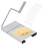 Stainless Steel Cheese Wire Cutter Kitchen Use Easy Clean Handle Slicer 8