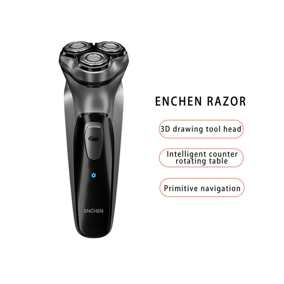 Men Electric Razor Shaver Wet/Dry Rechargeable Rotary Cordless USB Charging