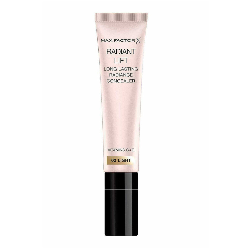 Max Factor Radiant Lift Concealer Long Lasting and Radiant 7ml Light #02