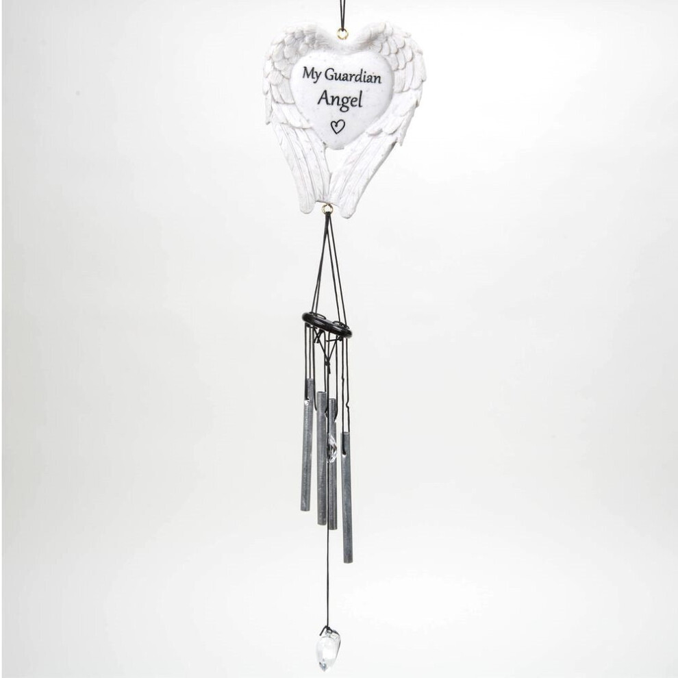 Thought Of You Windchime Guardian Angel Family Memorial Ornament