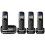 Panasonic Panasonic KX-TGJ324EB Cordless Phone, Quad Handset 1