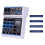 (AU Plug) 4-Channel Audio Mixer Mixing Console LED Screen 6