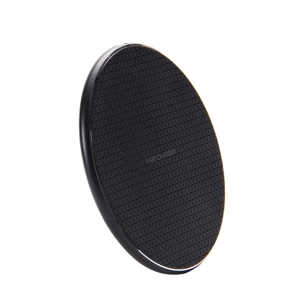 (Black) 7.5W/10W Fast Charger Qi Wireless Charger Standard Compatible With Ios Android Black 3654657662981