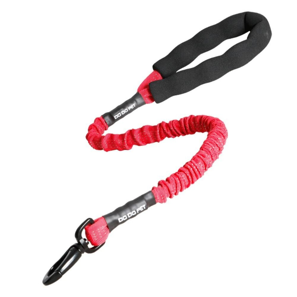 (Red, 75cm) Dog Pet Bungee Leash