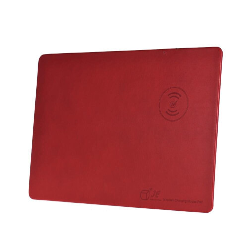 (Brown) Wireless Charging Mouse Pad Qi Standard 1