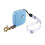 (Blue1) 6.56ft Retractable Dog Leash Anti-Slip Handle Extendable for Small and Medium Pets Walking 6