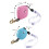 (Blue1) 6.56ft Retractable Dog Leash Anti-Slip Handle Extendable for Small and Medium Pets Walking 11