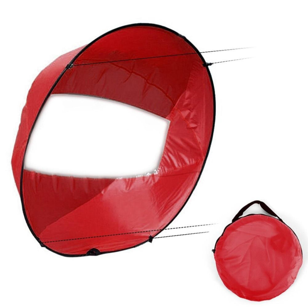 (Red) 42 inch Foldable Kayak Boat Wind Sail