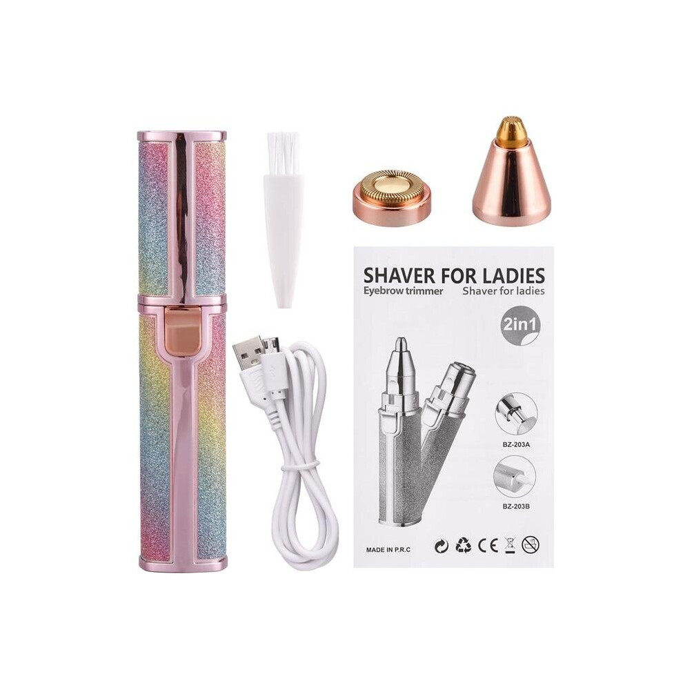 Greenzech (V1) 2 In 1 Electric Eyebrow Painless Trimmer