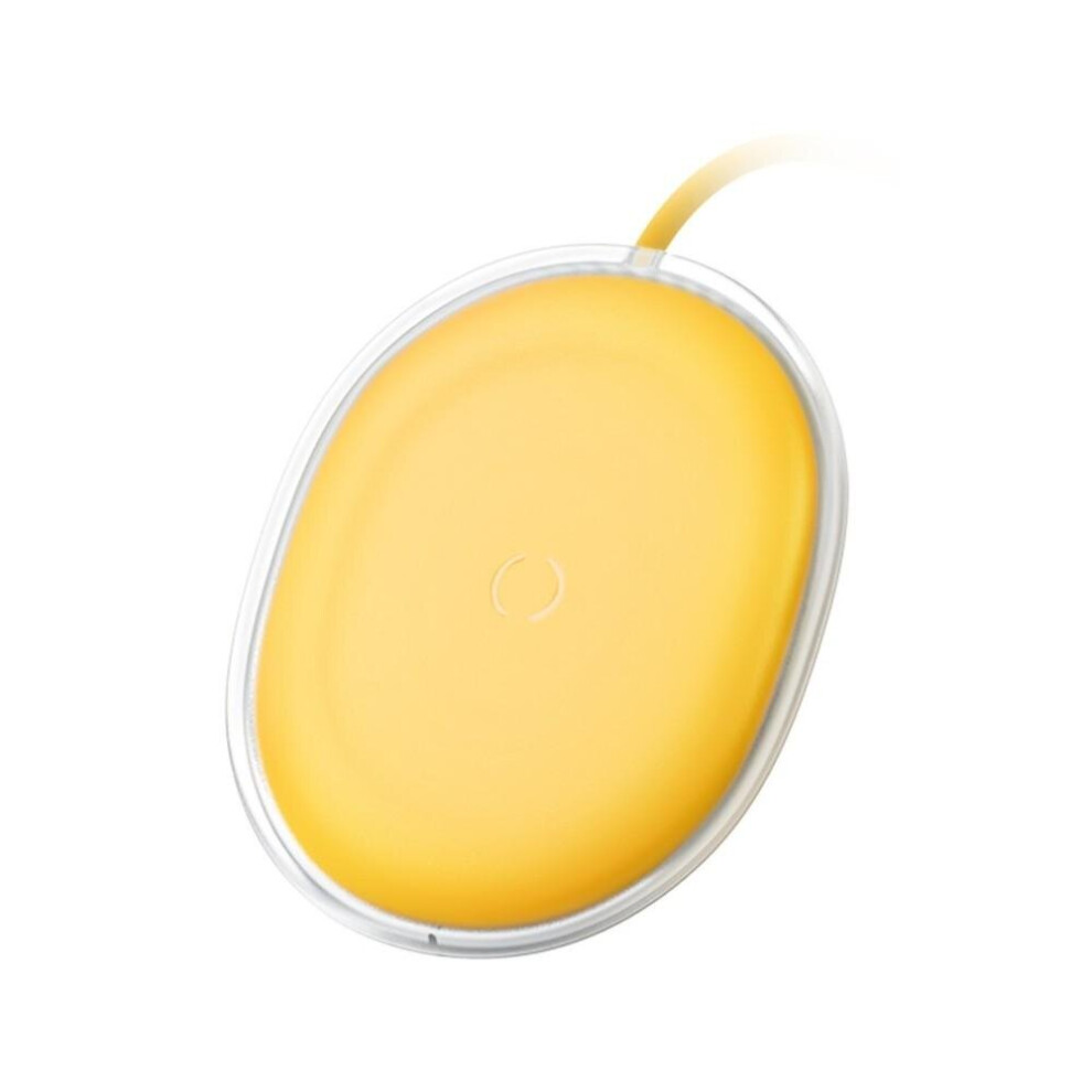 (Yellow) Wireless Charger 15W Fast Wireless Charge Yellow 3654657657468