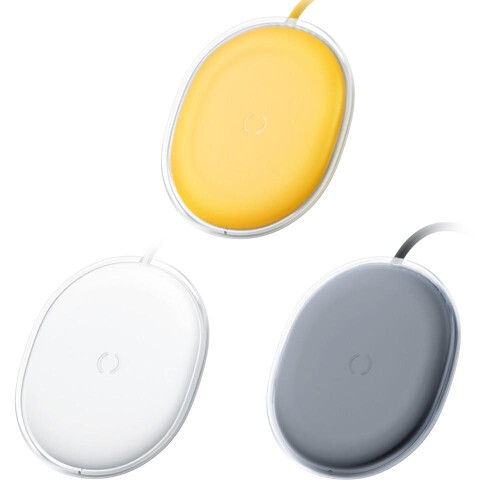 (Yellow) Wireless Charger 15W Fast Wireless Charge 1