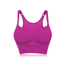 (Rose, 2) Sporty Shockproof Running Wire free Vest Bra