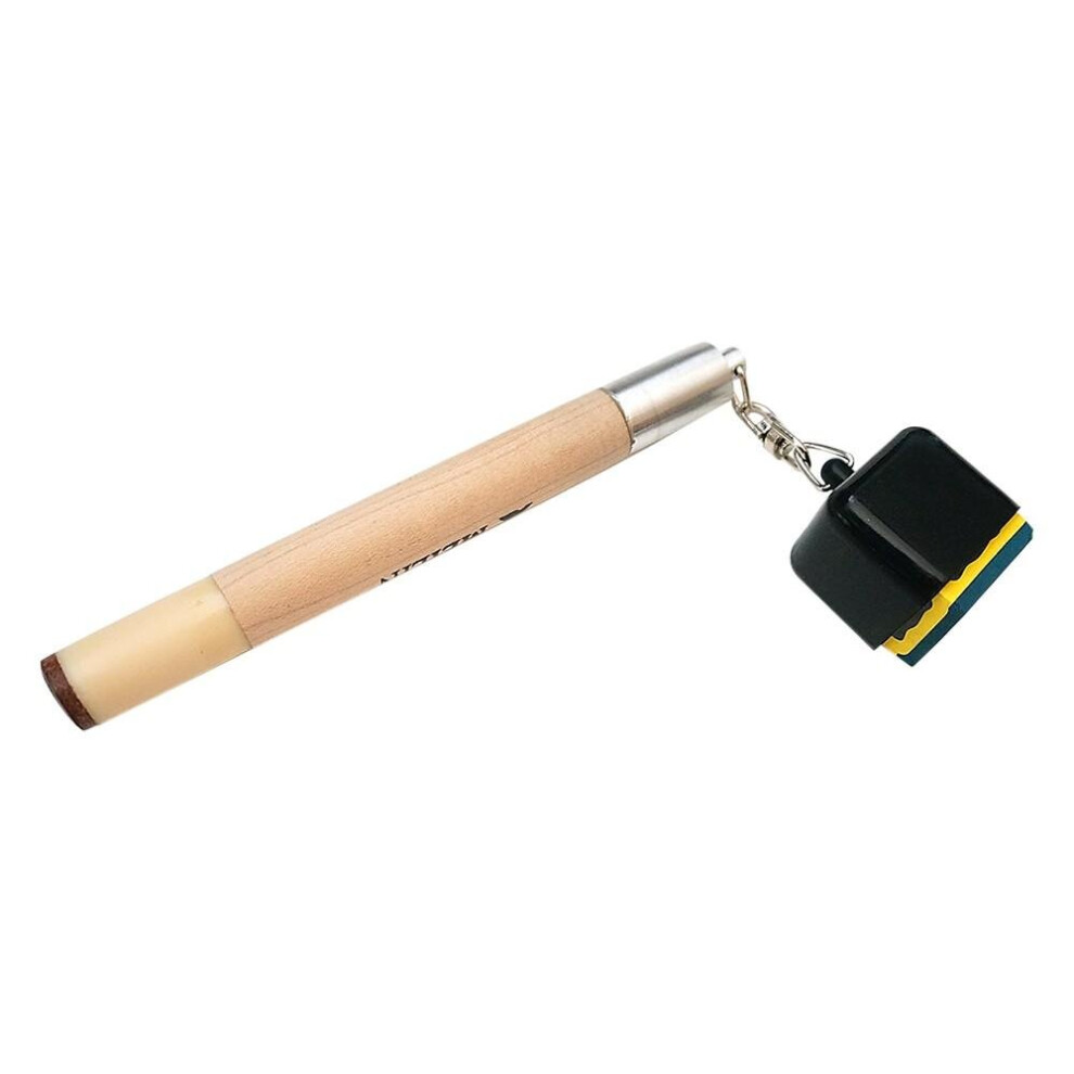 2-IN-1 Cue Chalk Holder Tip Pick Tool Billiards Pool Pricker Prep