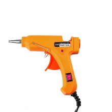 (Orange, US) 20W 100V-240V High Temperature Hot Melt Glue Guns Automatic Heating Power Fast Heat Tool