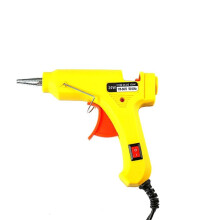 (Yellow, EU) 20W 100V-240V High Temperature Hot Melt Glue Guns Automatic Heating Power Fast Heat Tool