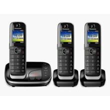 Panasonic KX-TGJ423EB Cordless Phone - Triple Handsets