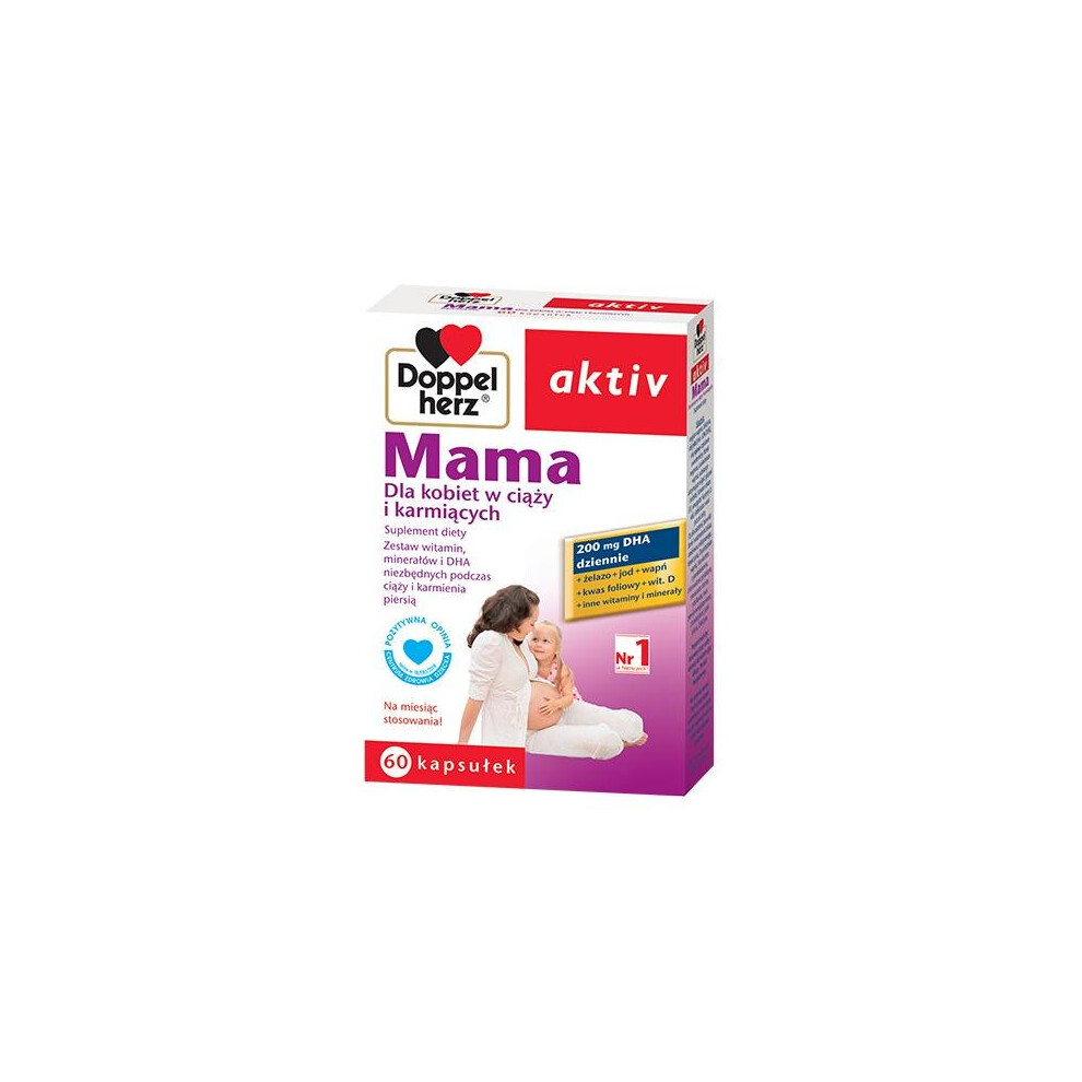 Doppel Herz Activ Doppelherz Aktiv Mother For Pregnant And Lactating Women - 60 Caps.