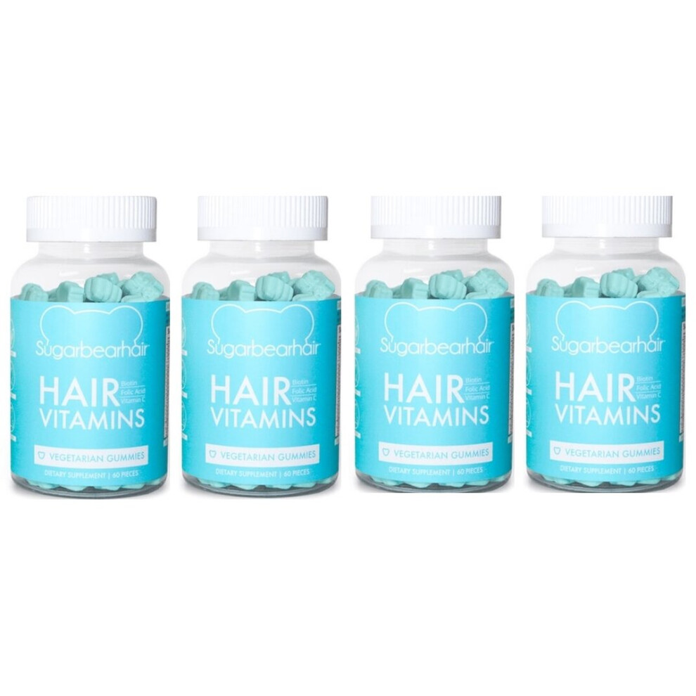 SugarBearHair Hair Vitamins - 1 Month x4