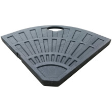 Argos Home Resin Quarter Parasol Base - Black - Refurbished