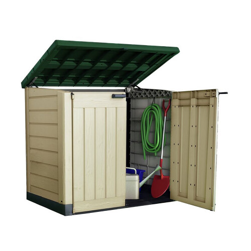 Keter Keter Store It Out Max 1200L Storage Shed - Beige/Green 1