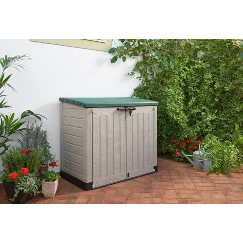 Keter Keter Store It Out Max 1200L Storage Shed - Beige/Green 2