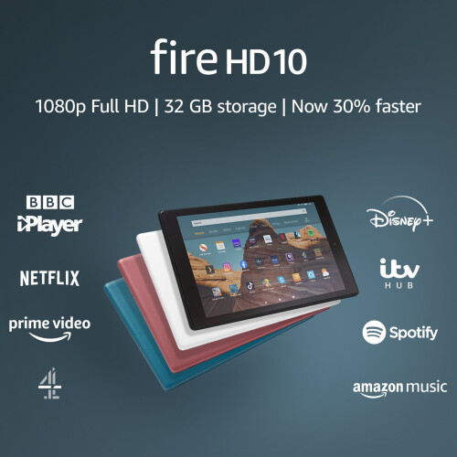 Refurbished Amazon Amazon Fire 10 HD 10.1in 32GB Tablet - Twilight Blue 1