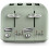 De'Longhi De'Longhi CTO4 Argento Flora 4 Slice Toaster - Green 1