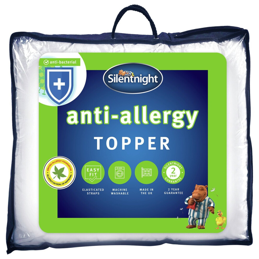 Silentnight Anti-Allergy Mattress Topper - Single