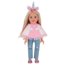 Designafriend Unicorn Poncho Outfit