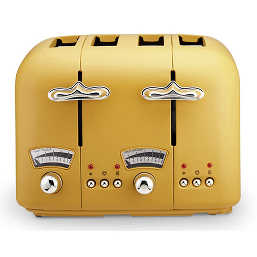 De'Longhi CT04.Y Argento Silva  Toaster - Yellow