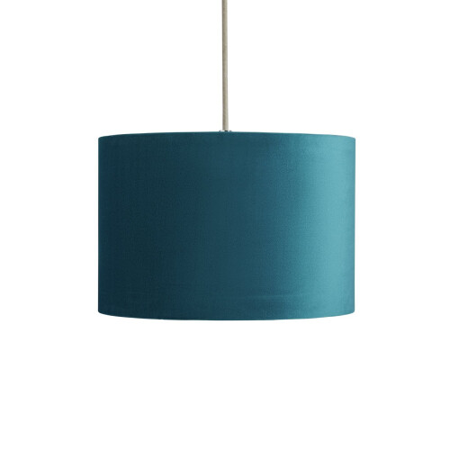 Habitat 30cm Velvet Shade - Teal