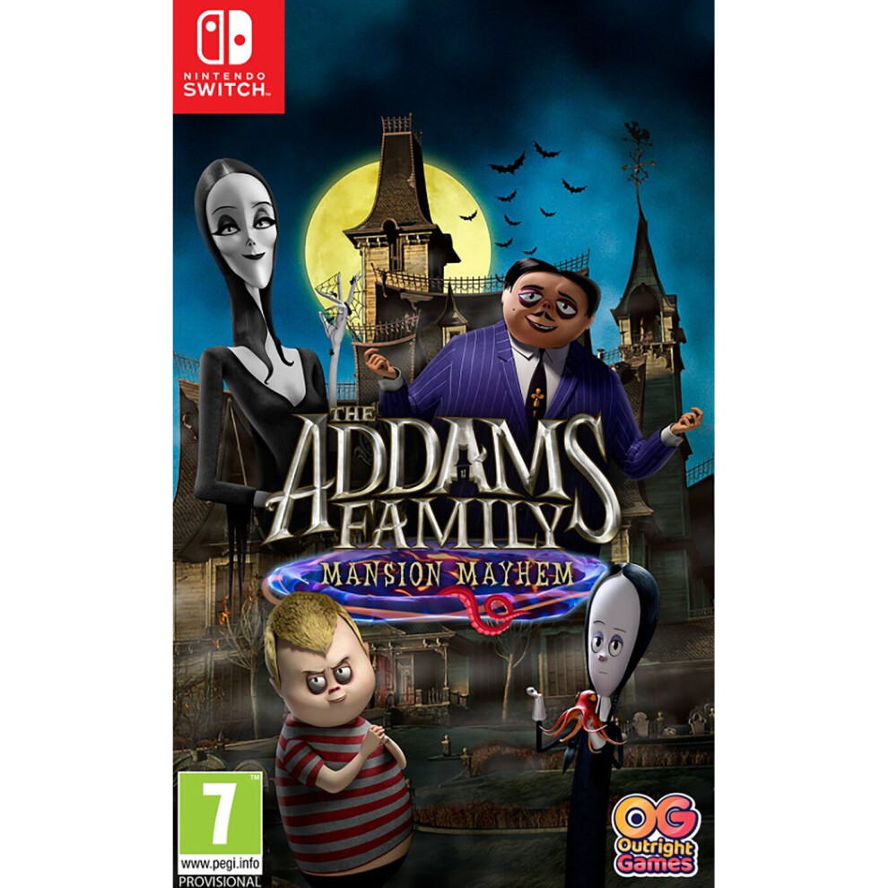 The Addams Family Mansion Mayhem Switch Game 5060528035538